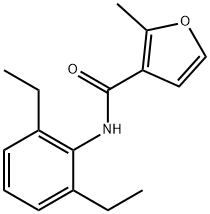 3-Furancarboxamide,N-(2,6-diethylphenyl)-2-methyl-(9CI) Structure