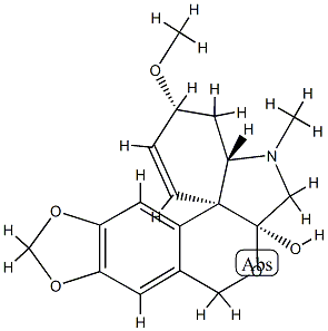 (3α)-Tazettine Struktur