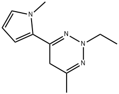 1,2,3-Triazine,2-ethyl-2,5-dihydro-4-methyl-6-(1-methyl-1H-pyrrol-2-yl)-(9CI) Structure