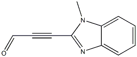2-Propynal,3-(1-methyl-1H-benzimidazol-2-yl)-(9CI) Structure