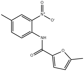 2-Furancarboxamide,5-methyl-N-(4-methyl-2-nitrophenyl)-(9CI) Structure