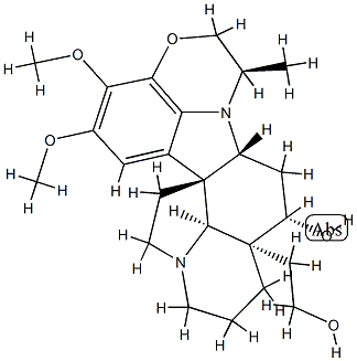 15,16-Dimethoxy-22α-methyl-4,25-secoobscurinervan-4β-ol Struktur