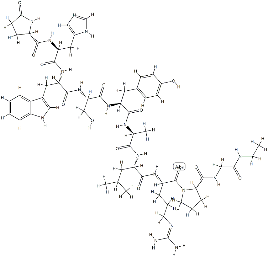LHRH, N-Et-AlaNH2(6)- Struktur