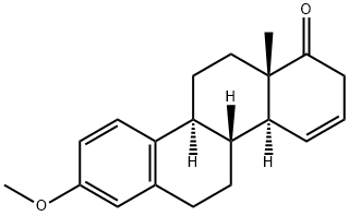 3-Methoxy-D-homoestra-1,3,5(10),15-tetren-17a-one Struktur
