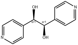 (R*,R*)-(±)-1,2-dipyridin-4-ylethane-1,2-diol Struktur