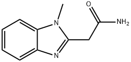 1H-Benzimidazole-2-acetamide,1-methyl-(9CI) Structure
