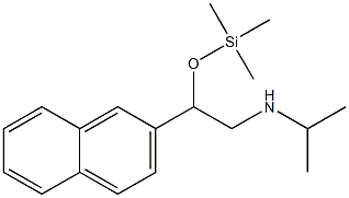 N-Isopropyl-β-[(trimethylsilyl)oxy]-2-naphthaleneethanamine Structure