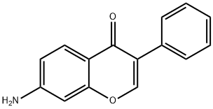4H-1-Benzopyran-4-one,7-amino-3-phenyl-(9CI) Structure
