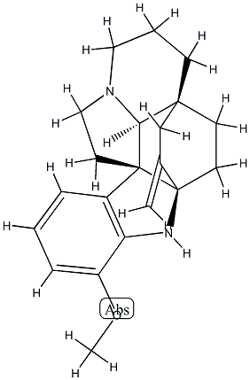 Aspidofractinine, 17-methoxy-3-methylene-, (2alpha,5alpha)- Struktur