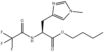1-Methyl-Nα-(trifluoroacetyl)-L-histidine butyl ester Structure
