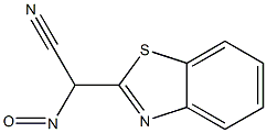 2-Benzothiazoleacetonitrile,alpha-nitroso-(9CI) Structure