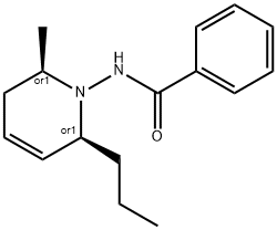 Benzamide, N-[(2R,6S)-3,6-dihydro-2-methyl-6-propyl-1(2H)-pyridinyl]-, rel- Structure