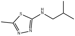 1,3,4-Thiadiazol-2-amine,5-methyl-N-(2-methylpropyl)-(9CI) Structure