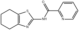 2-Pyridinecarboxamide,N-(4,5,6,7-tetrahydro-2-benzothiazolyl)-(9CI) Structure