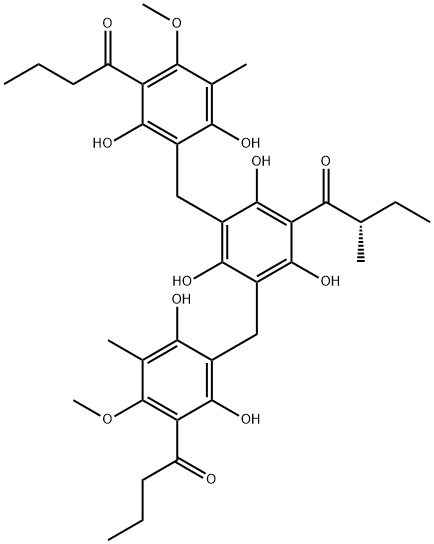 アグリモルB 化学構造式