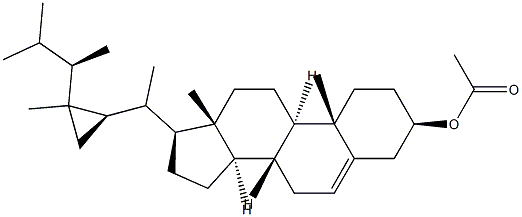 Gorgost-5-en-3β-ol acetate Struktur
