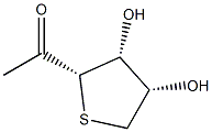 3,6-エピチオ-1,3,6-トリデオキシ-D-フルクトース 化学構造式