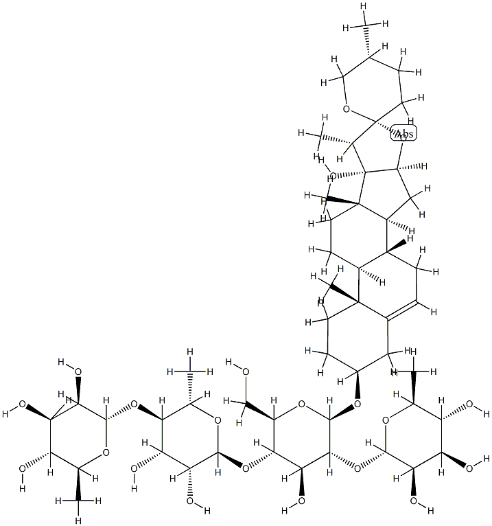 pennogenin tetraglycoside Structure