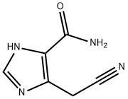 1H-Imidazole-4-carboxamide,5-(cyanomethyl)-(9CI) Structure