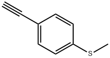 Benzene, 1-ethynyl-4-(Methylthio)- Structure