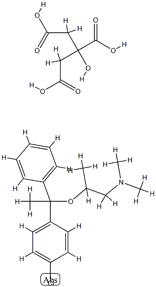 mecloxamine citrate Structure