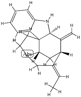 16,17,19,20-Tetradehydrocuran Struktur