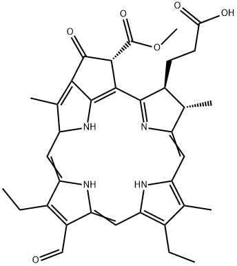 71-Oxo-132-(methoxycarbonyl)phytochlorin Structure