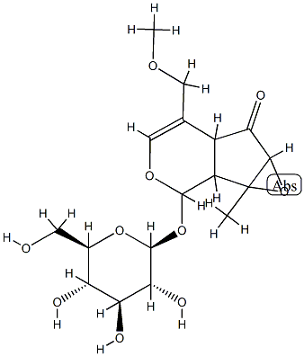 2-(β-D-Glucopyranosyloxy)-1a,1b,5a,6a-tetrahydro-5-methoxymethyl-1a-methyloxireno[4,5]cyclopenta[1,2-c]pyran-6(2H)-one|