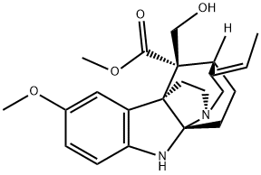 (16R)-17-Hydroxy-10-methoxy-2,4(1H)-cyclo-3,4-secoakuammilan-16-carboxylic acid methyl ester Structure