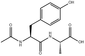 N-アセチル-L-Tyr-L-Ala-OH 化学構造式