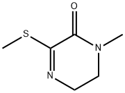 2(1H)-Pyrazinone,5,6-dihydro-1-methyl-3-(methylthio)-(9CI) Structure