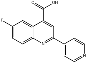 6-fluoro-2-(pyridin-4-yl)quinoline-4-carboxylic acid Structure