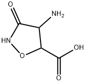 5-Isoxazolidinecarboxylicacid,4-amino-3-oxo-(9CI) Structure