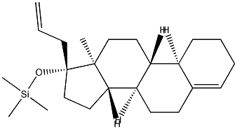 Trimethyl[[17-(2-propenyl)estr-4-en-17β-yl]oxy]silane 结构式