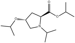 4β-(1-Methylethoxy)-1-(1-methylethyl)-L-proline 1-methylethyl ester Structure