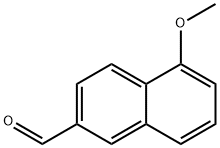 2-Naphthalenecarboxaldehyde,5-methoxy-(9CI) Struktur