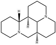 (7aS)-2,3,6,7,7aα,8,11,12,13,13aβ,13bα,13cα-Dodecahydro-1H,5H,10H-dipyrido[2,1-f:3',2',1'-ij][1,6]naphthyridine Struktur