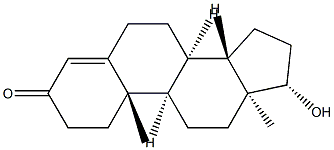 (9β,10α)-17β-Hydroxyandrost-4-en-3-one Struktur