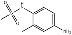 N-(4-アミノ-2-メチルフェニル)メタンスルホンアミド 化学構造式