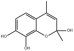 2H-1-Benzopyran-2,7,8-triol,2,4-dimethyl-(9CI) Structure