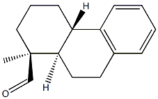 (1S)-1,2,3,4,4aβ,9,10,10aα-Octahydro-1-methyl-1β-phenanthrenecarbaldehyde Structure