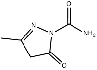 1H-Pyrazole-1-carboxamide,4,5-dihydro-3-methyl-5-oxo-(9CI)|