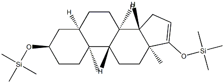 3α,17-Bis(trimethylsiloxy)-5β-androst-16-ene Structure