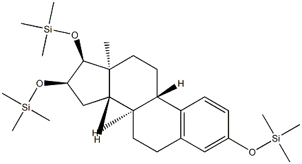 3,16α,17α-Tris(trimethylsiloxy)estra-1,3,5(10)-triene Structure