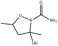 2-Isoxazolidinecarboxamide,3-hydroxy-3,5-dimethyl-(9CI) Structure