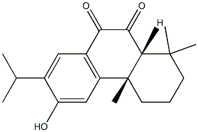 (5β)-12-Hydroxyabieta-8,11,13-triene-6,7-dione Structure
