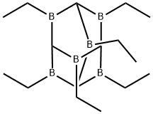 2,4,6,8,9,10-Hexaethyl-2,4,6,8,9,10-hexaboratricyclo[3.3.1.13,7]decane Struktur
