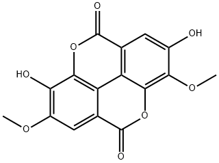 3,4'-Di-O-methylellagic acid Structure