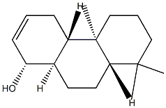 (1R)-1,4,4aβ,4b,5,6,7,8,8aβ,9,10,10aα-Dodecahydro-4bα,8,8-trimethylphenanthren-1α-ol Structure