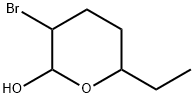 2H-Pyran-2-ol,3-bromo-6-ethyltetrahydro-(9CI) Structure